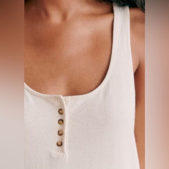 Sezane Ariana Dress in Cream - Picture 3 of 5